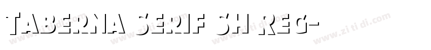 Taberna Serif Sh Reg字体转换